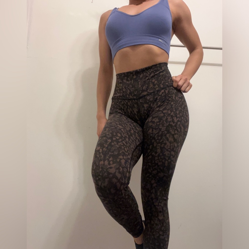 lululemon athletica Black Patterned Leggings